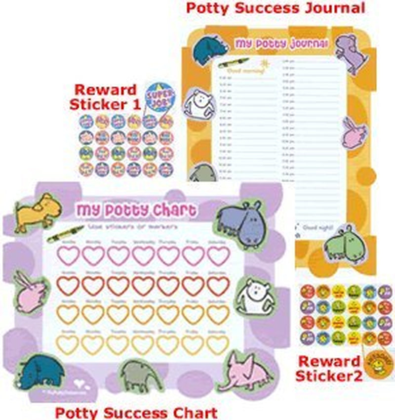 Potty Training in 3 Days - Ultimate Potty Training for Girls. Complete Kit Includes Potty Training in 3 Days Audio Guide, Laminated Potty Training Charts & Pink Potty Time Watch (Pink)