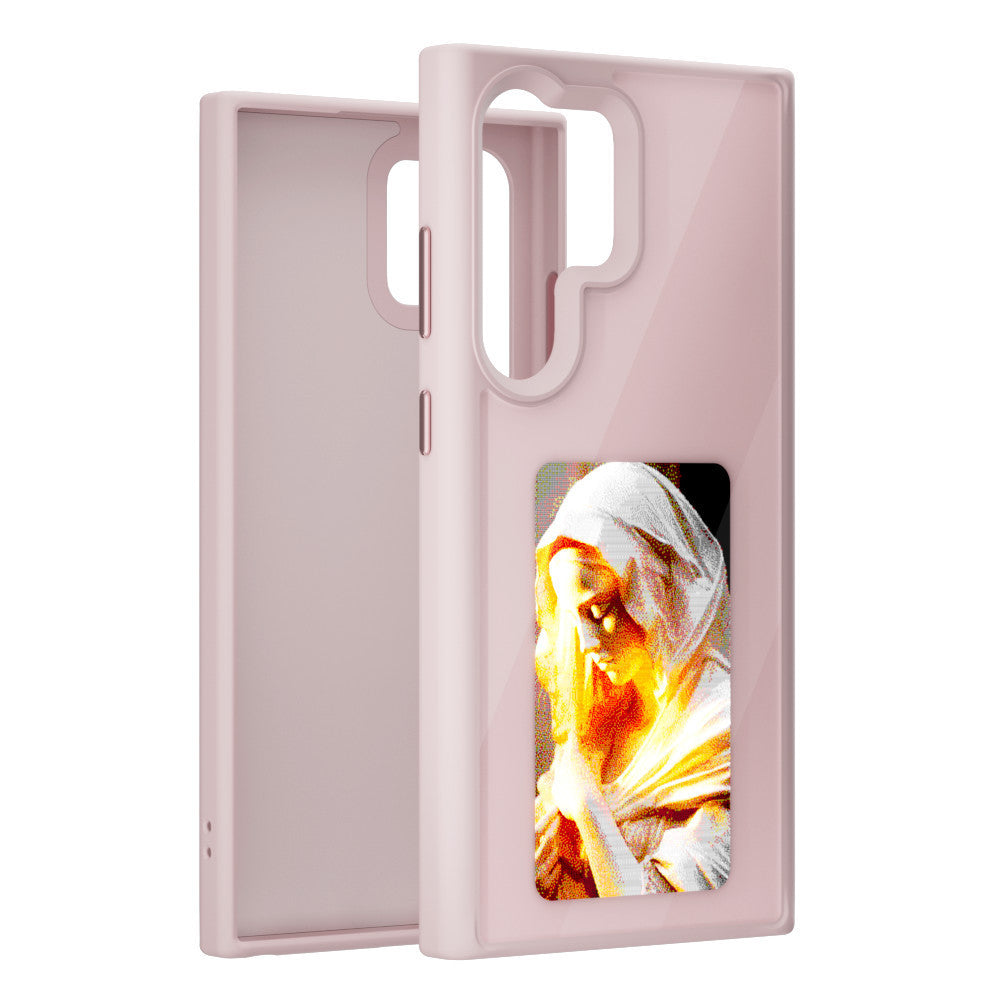 Smart NFC E-ink Case for Samsung Galaxy S24 Ultra – Customizable 4-Color Display