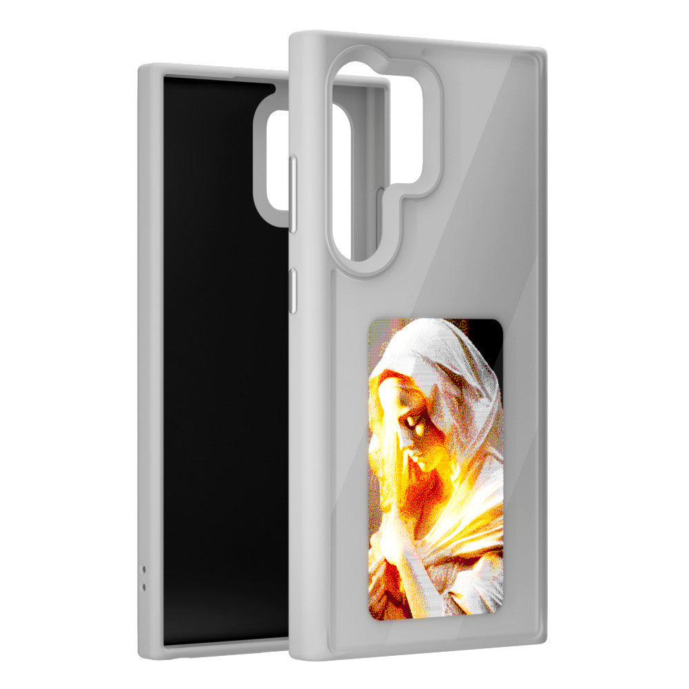 Smart NFC E-ink Case for Samsung Galaxy S24 Ultra – Customizable 4-Color Display