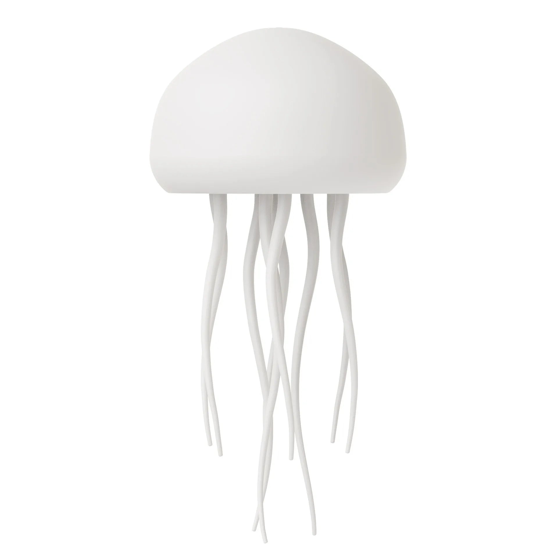 Voice Control Color Changing Jellyfish Lamp Smart Mood Light with 9 Swaying Tentacles USB-C Rechargeable Tabletop/Hanging Light